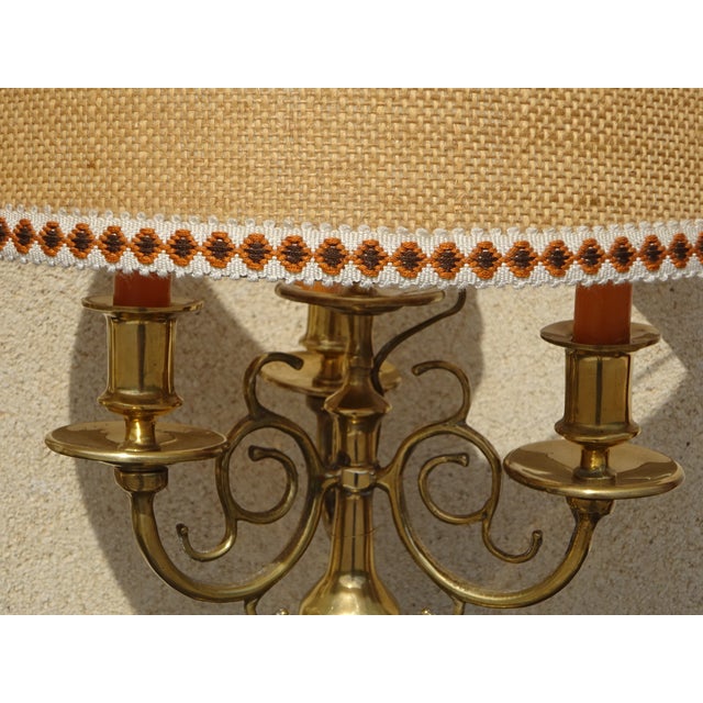 Copper Candlestick Bedside Lamps, 1890s, Set of 2 For Sale - Image 17 of 18