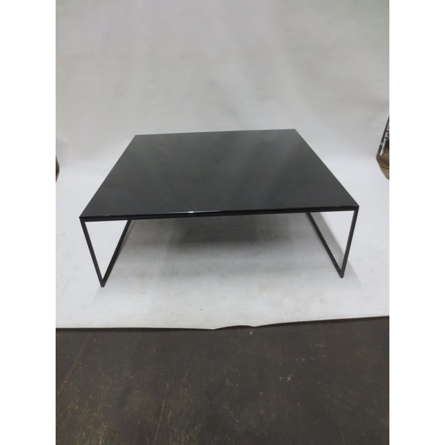Black Davis Furniture Nora Glass Coffee Table (New) For Sale - Image 8 of 9