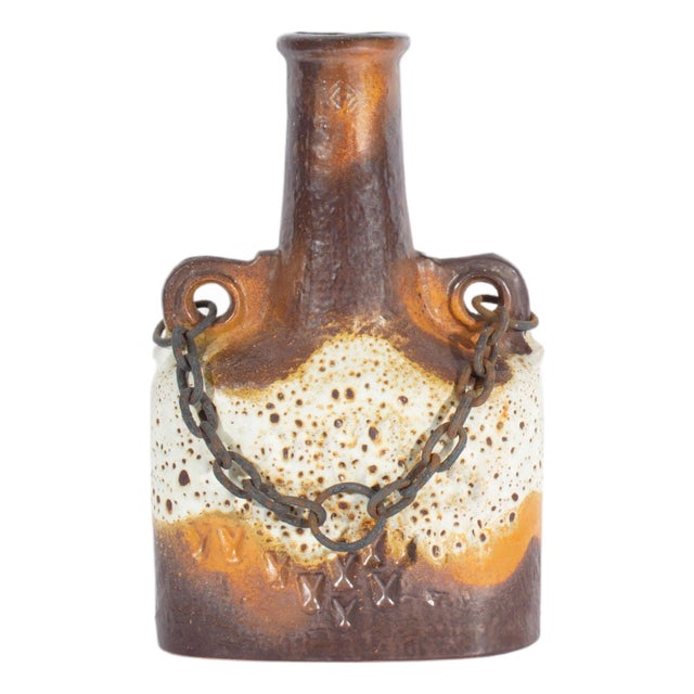 Carstens Tönnieshof “Luxus” West German Vase With Chain For Sale