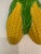 Beautiful Glossy Ceramic Mold of Corn. There is a manufactures sticker -Made in Japan for a company called Cost Plus Inc....