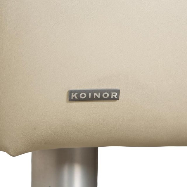Rivoli 3-Seater Sofa in Cream Leather from Koinor For Sale - Image 10 of 14