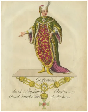 Schwan, Grand Cross of the St. Stephen's Order, Engraving, 1791