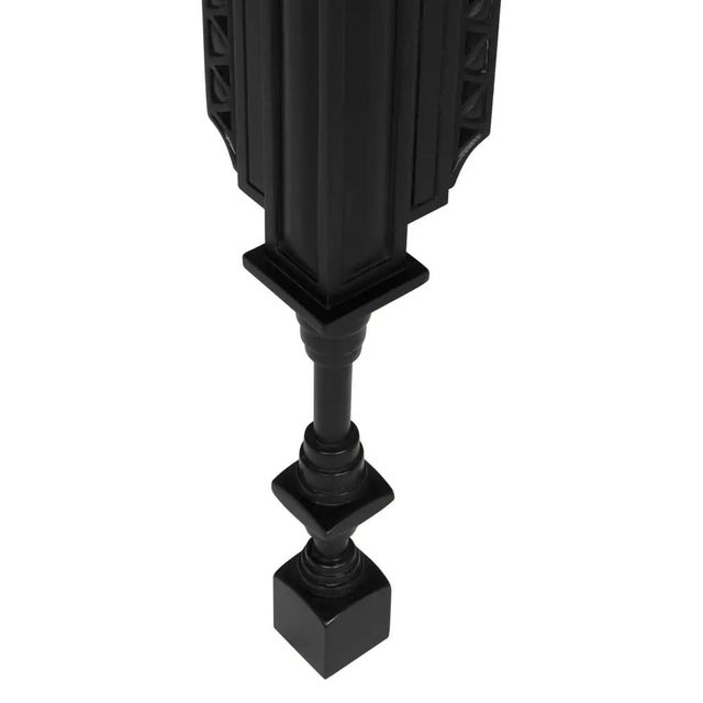 Not Yet Made - Made To Order Luxor Side Table, Hand Rubbed Black For Sale - Image 5 of 6