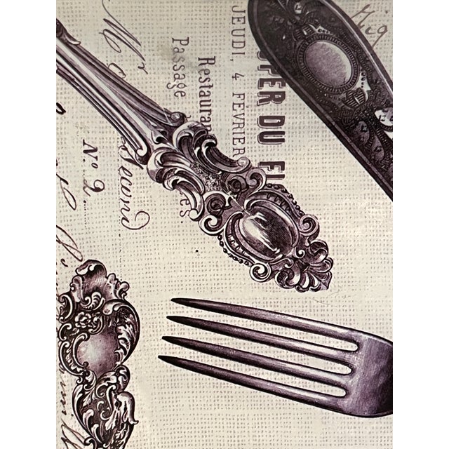 1980s 1980s Michel Design Works Forks Spoons Platter For Sale - Image 5 of 5