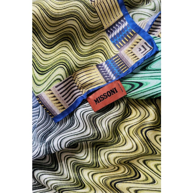 Missoni Vintage Missoni Silk Scarf For Sale - Image 4 of 8