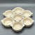 Weller Pottery Vintage 1930’s Weller Pottery “Pierre” Beige Stoneware Basketweave Handled Individual Casseroles/Tureens- Set of 7 For Sale - Image 4 of 8