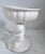 Vintage White Dual Cherub Pedestal Bowl For Sale - Image 9 of 12