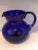1980s Large 1980s Hand Blown Cobalt Pitcher For Sale - Image 5 of 5