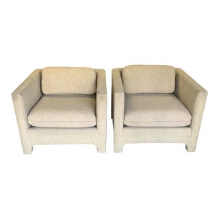 Interior Crafts Club Chairs - a Pair For Sale