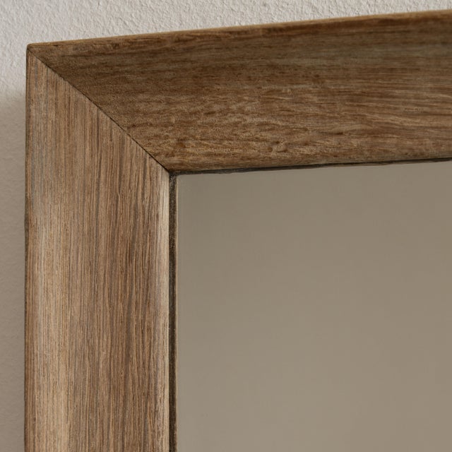 19th Century French Tan Oak Mirror For Sale - Image 10 of 15