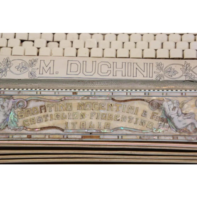 Art Deco Accordion by Sabatino Nocentini & Figli Made in Florence, Italy For Sale - Image 3 of 13