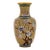 Vintage Chinese Cloisonné Brass Enamel Vase For Sale