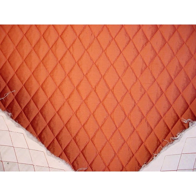 Kravet Silk Quilt Spice Diamond Matelasse Drapery Upholstery Fabric 5