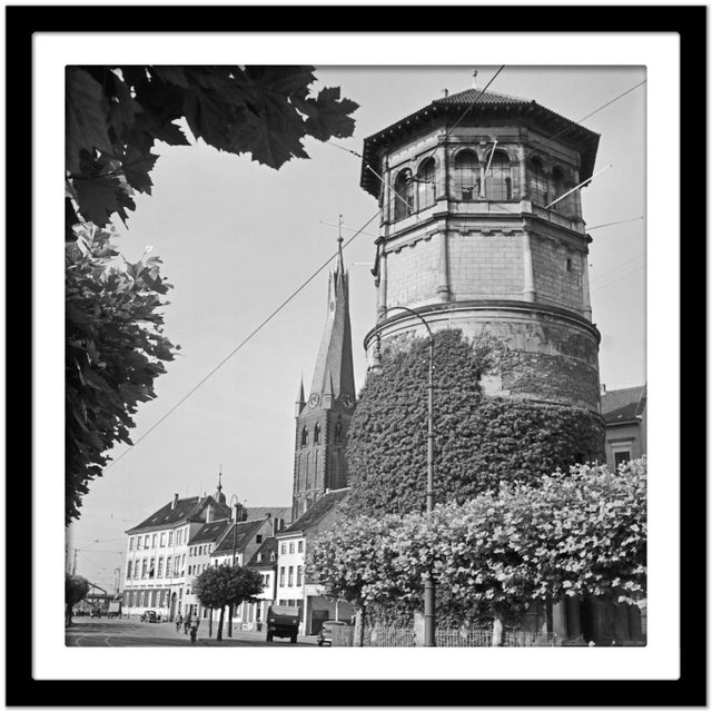 Castle Tower and St. Lambert's Church Dusseldorf, Germany 1937 For Sale - Image 4 of 5