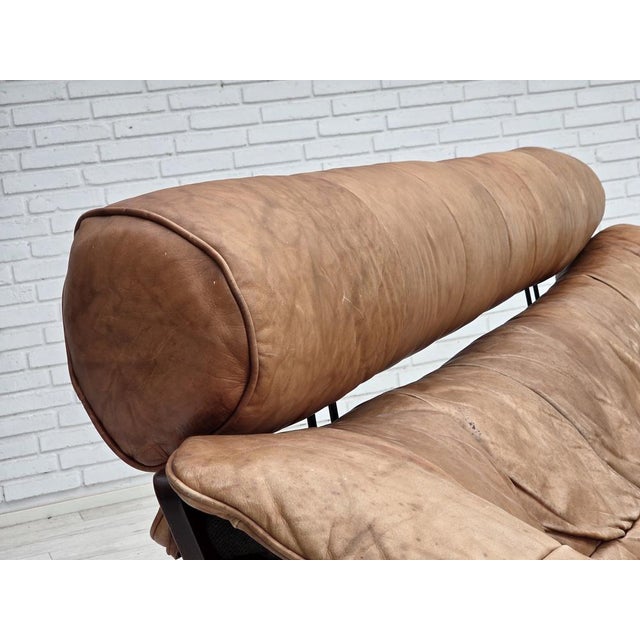 Textile Vintage Norwegian Sofa by Jan Erik Lindgren for Ekornes, 1970s For Sale - Image 7 of 18