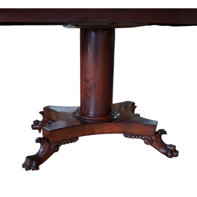 Burnt Umber 19th Century Mahogany Two-Part Drop Leaf Breakfast/Card Table For Sale - Image 8 of 12