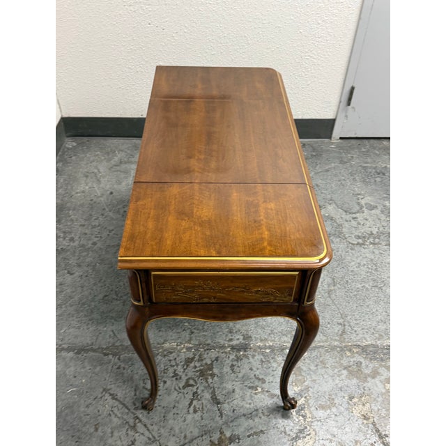 Phyllis Andrade for White Furniture Company Chinoiserie Vanity Desk For Sale - Image 9 of 12