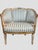 1910s Antique French Painted Frame Chairs Striped Upholstery, Pair For Sale - Image 5 of 15