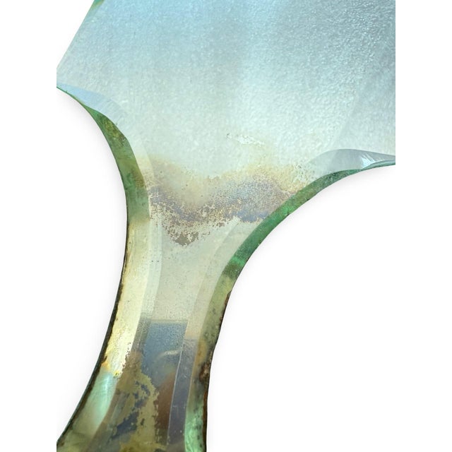 Antique French Beveled Glass Hand Mirror With Original Backing, Circa 1900 For Sale - Image 10 of 10