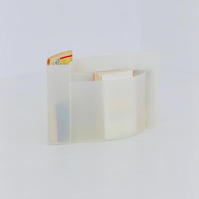 Mid-Century Modern Space Age Wave Magazine Rack by Maier Aichen for Authentics, Italy, 1990s For Sale - Image 9 of 9