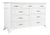 Aruba Nine-Drawer Dresser - White For Sale