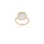 Gold 4.28 Ctw Bezel Set Chalcedony Gemstone Rings in 14k Solid Yellow Gold Size 3 For Sale - Image 8 of 8