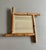 Rustic Rustic Facet Cut Glass Mirror with Bamboo Frame, France, 1940s For Sale - Image 3 of 8