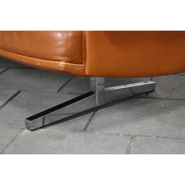 Brown Leather DS 31 Sofa from de Sede, Switzerland, 1970s For Sale - Image 8 of 9