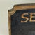 Unique Vintage Wooden Sign Announcing "Service Entrance Only" With Scalloped Design For Sale In New York - Image 6 of 12