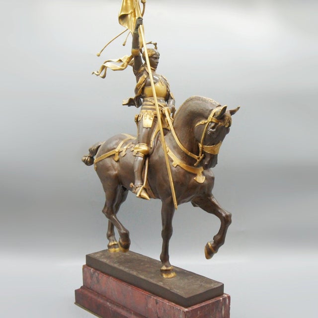 Joan of Arc from Emmanuel Fremiet, 1880s For Sale - Image 5 of 14