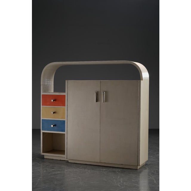 Wood Art Deco Cabinet by Fer Semey For Sale - Image 7 of 18