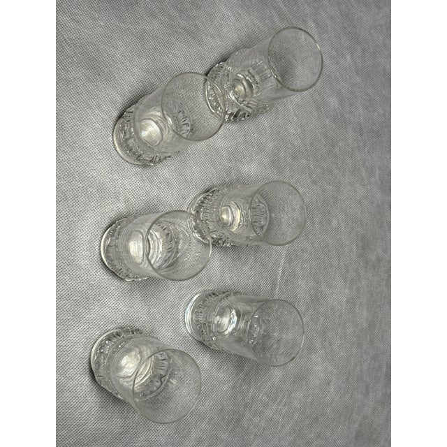 Glass Tall Modernist Glasses from Rosenthal, 1970s, Set of 6 For Sale - Image 7 of 8