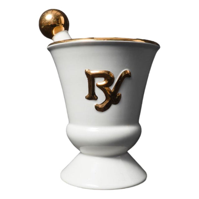 Porcelain Mortar and Pestle For Sale