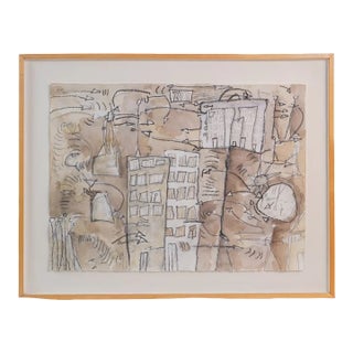 Lindsey Nobel Mixed Media Artwork 1997 For Sale