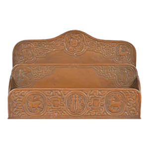 Tiffany Studios New York Zodiac Bronze Letter Rack