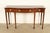A gorgeous Federal or Hepplewhite style serpentine front console table By Baker Furniture, "Historic Charleston"...