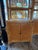 Modern Pair of Bamboo and Woven Rattan Bookcases With Cabinet Bases, 1970s For Sale - Image 3 of 13