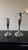 Global Views Pair of Global Views Polished Nickel Graduated Candlesticks For Sale - Image 4 of 8