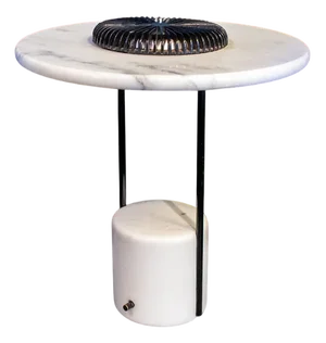 Mod. Aureola Halo Table Lamp by Franco Bettonica for Cini & Nils, 1980s