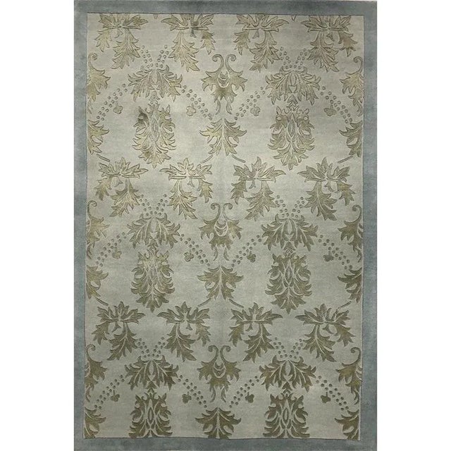 Handwoven Transitional Style Area Rug 4'4"×6'0" For Sale - Image 9 of 9