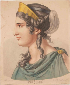 Noel Betrand, Cornélie, Lithograph, 19th Century