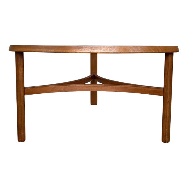 Trinity Coffee Table in Teak and Glass from Nathan, 1960s For Sale
