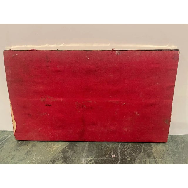 Polished Brass Picture Frame with Decorative Trim, 19th Century For Sale In Savannah - Image 6 of 6