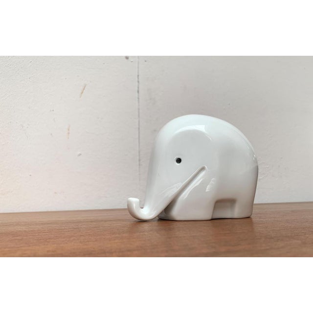Postmodern Porcelain Elephant Figurine and Penny Bank by Luigi Colani for Höchst, 1980s For Sale - Image 10 of 15