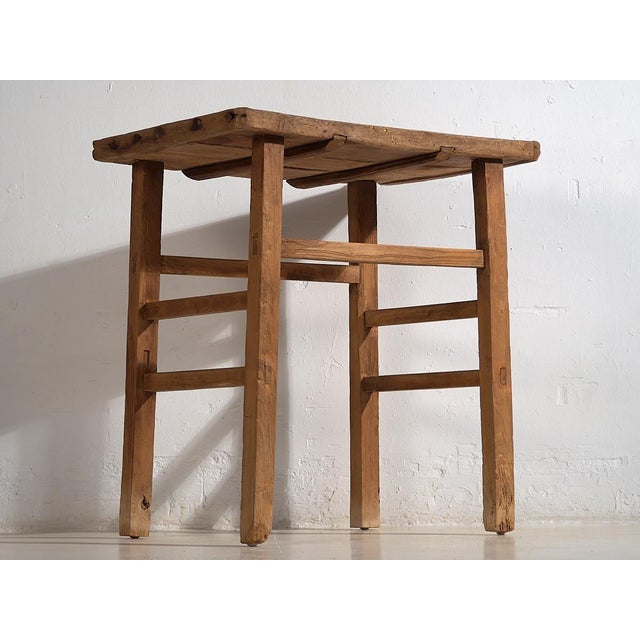Antique primitive style antique console table (c.1920) Dimensions: Width: 81 cm Depth: 52 cm Height: 83 cm Style: Qing...