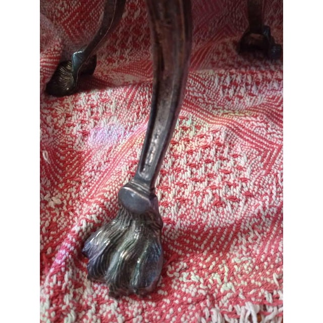 Vintage Silver Plate Footed Planter Jardinieres or Ice Chillers - a Pair For Sale In Tampa - Image 6 of 9