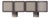 Four-Doors Sideboard with Lacquer Finish by Ultramobili For Sale