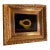 Mid-Century Painting in Ornate Gold Frame by Kay Ameche For Sale