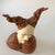 Ruby Red Attributed to Kirsten Stingle Figurative Porcelain & Mixed-Media Bust With Vintage Key For Sale - Image 8 of 10