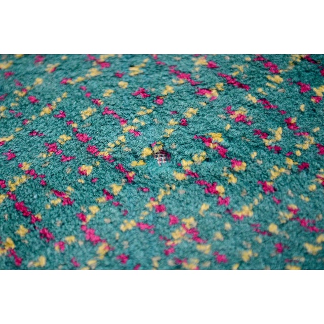 Mid-Century Geometric Rug, 1960s For Sale - Image 4 of 6